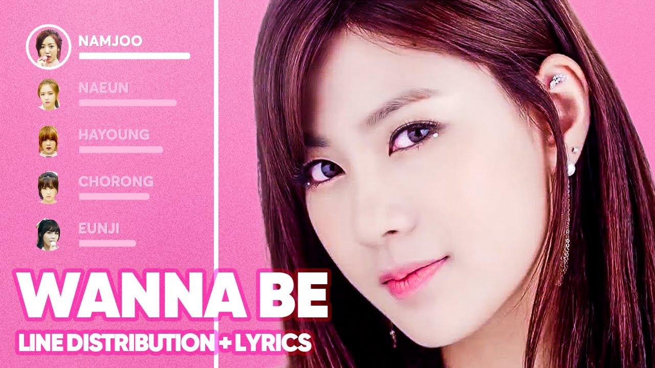 Apink - Wanna Be (Line Distribution + Lyrics Color Coded) PATREON ...