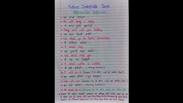 Affirmative Sentences - Future Indefinite Tense in Hindi #shorts#viral#trending#subscribe#shortvideo