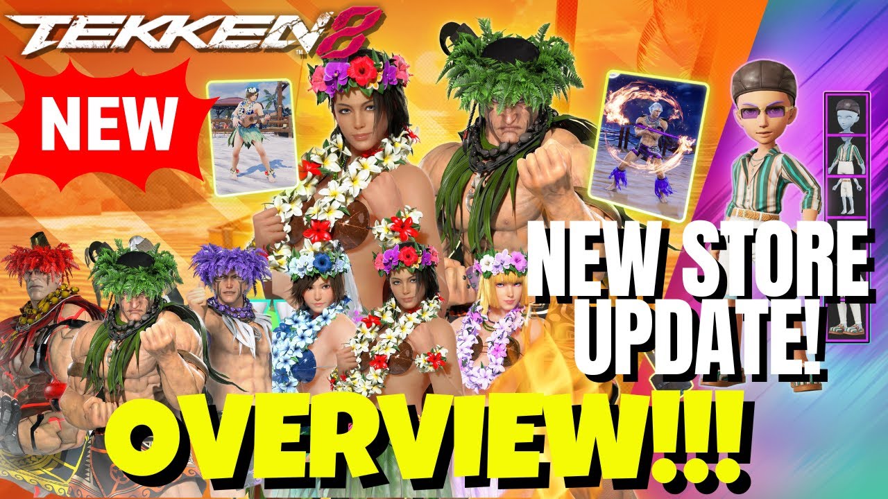 TEKKEN 8 Patch 1.07 Hawaii Theme Store Update 9/3/24