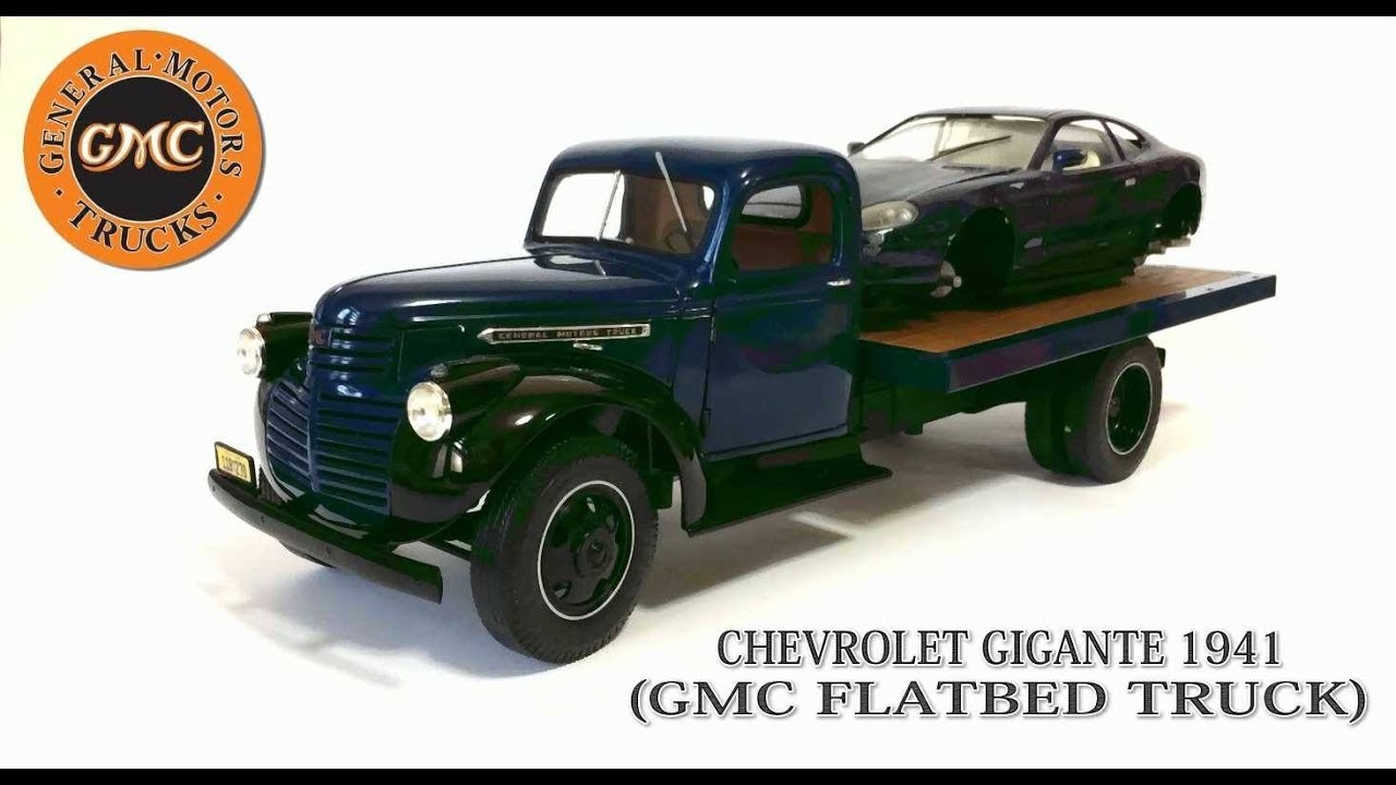 1941 CHEVY STAKEBED FLATBED TRUCK AUGUSTINES FARM 1:32 NMMM OPENING DOORS  HOOD