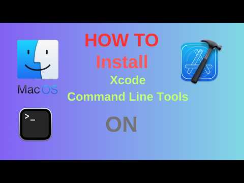 How to Install Xcode Command Line Tools Using Terminal (macOS)