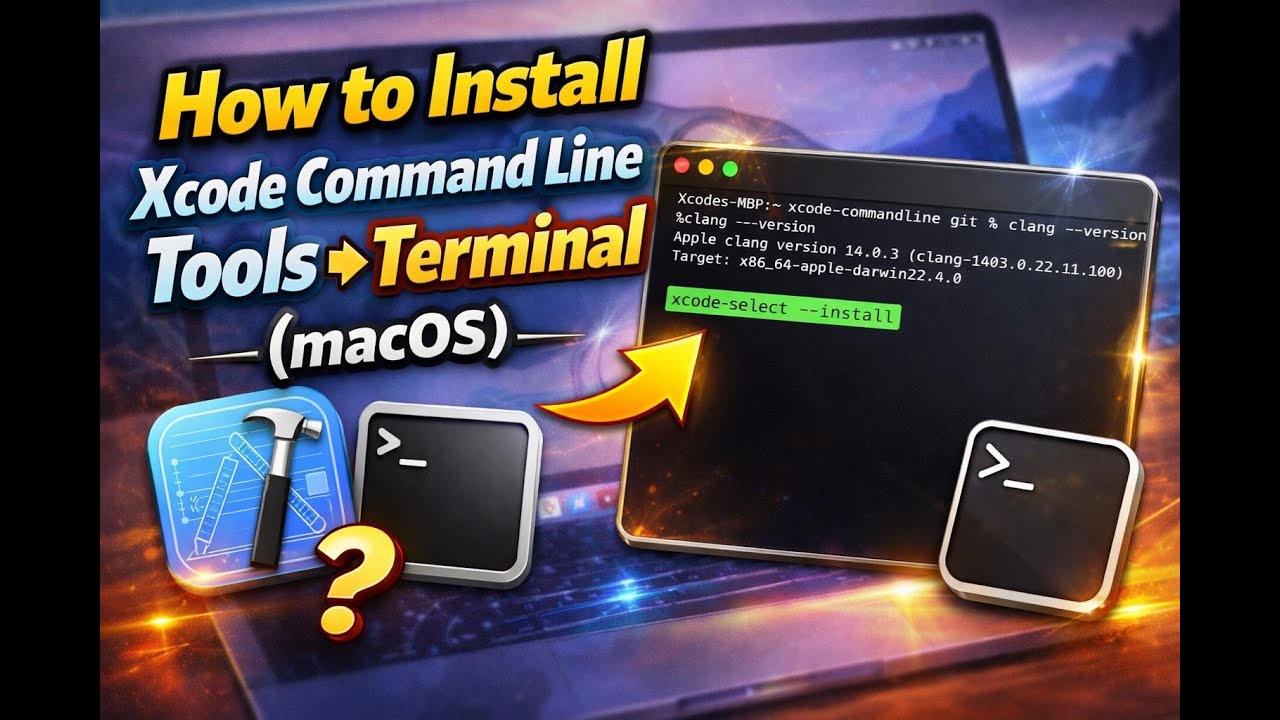 How to Install Xcode Command Line Tools Using Terminal (macOS)