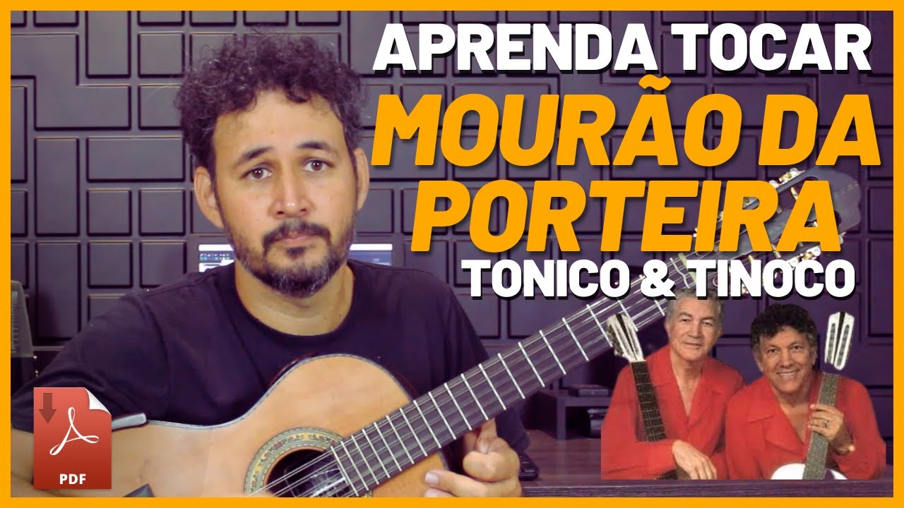 MOURÃO DA PORTEIRA - Tonico e Tinoco | Viola Caipira  | Aula  Viola | Solo viola | Completa | PDF
