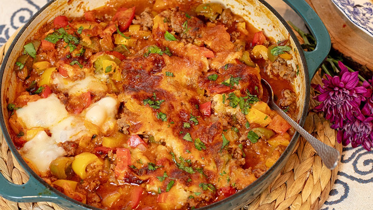 High Protein Un-Stuffed pepper Casserole