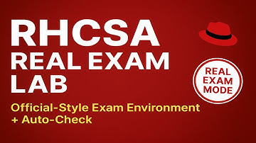 RHCSA Real Exam Lab Environment | examenachtige opstelling + automatisch controlesysteem
