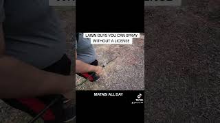 professional license not required to spray weed control, aka round up by Mario Saenz Landscaping Services 29 views 2 months ago 1 minute, 34 seconds
