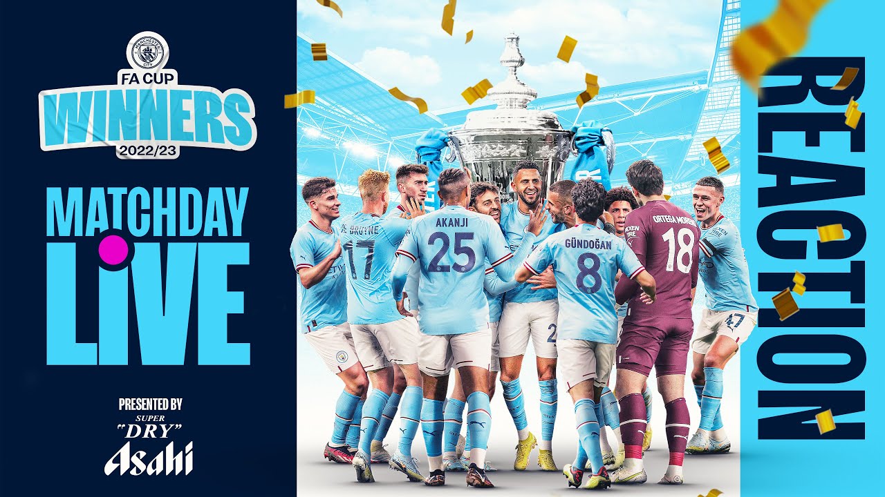 WINNERS!!!! 🏆 FA CUP FINAL FULL-TIME 🏆 Manchester City 2-1 Man Utd MatchDay Live
