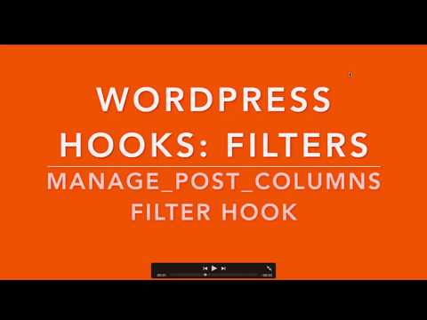 WordPress Hooks Filters manage_posts_columns Part-18 Example