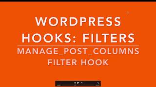 WordPress Hooks Filters manage_posts_columns Part-18 Example
