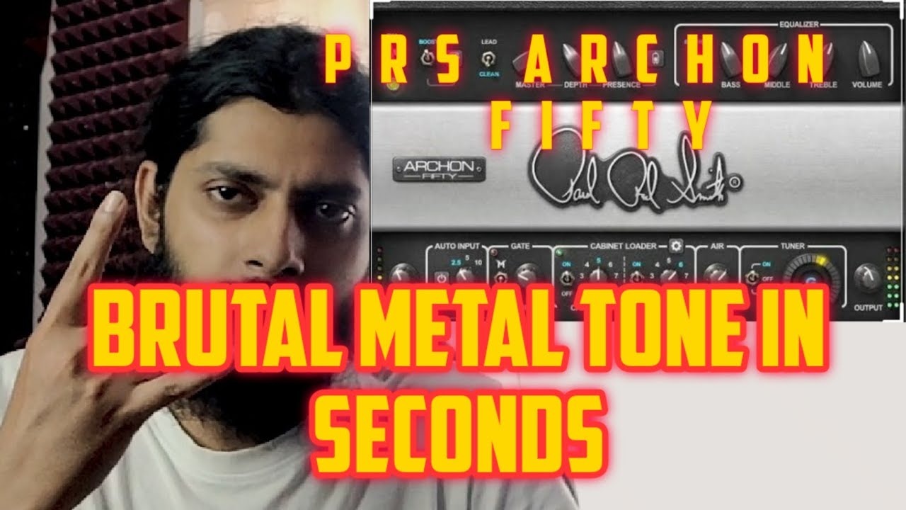 PRS Archon Fifty amp sim by Waves Central | Skull Crushing metal tones | Gear Vlogs #22