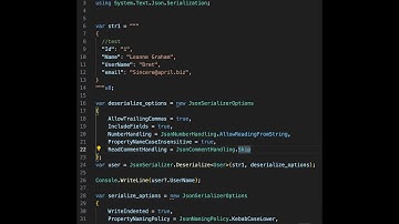 c# JsonSerializerOptions in System.Text