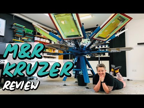 M&R KRUZER REVIEW - Possibly the best manual t-shirt printing carousel?