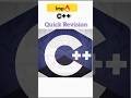 c++ programming language #programming #cpprevision
