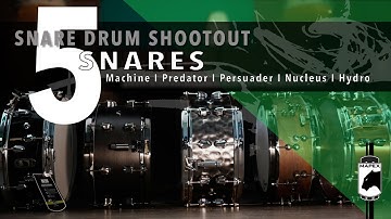 Snare Drum shootout I Mapex Black Panther: Machine, Predator, Persuader, Nucleus, Hydro