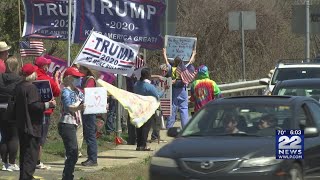State re-openings divide Northampton protest groups