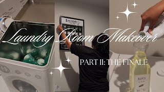 Laundry Room Makeover Part Two: Wall Decor | Organization ASMR | Final Reveal!