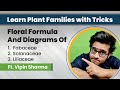 Trick Lecture for Floral Formula and Floral Diagrams of Plant Families | Tricks to Learn Examples