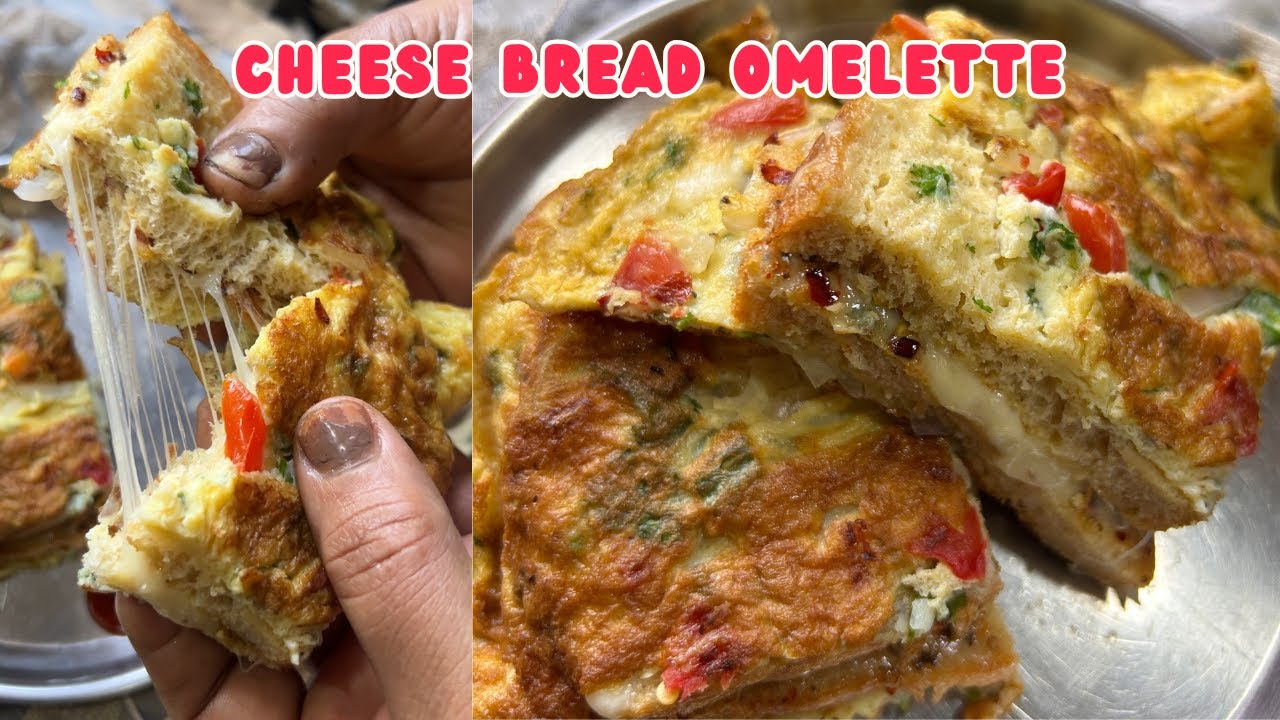 Cheese Bread Omelette | Street Style Cheese Blast Bread Omelette breakfast recipe | shobhas kitchen