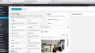 WordPress Website - How To Delete A Widget From Your Sidebar #websitetutorial #wordpress