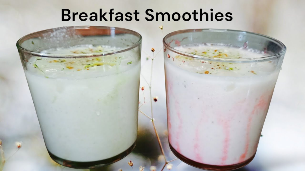 Two High Protein Breakfast Smoothies | Healthy Oatmeal Smoothie | Fox Nuts Smoothie