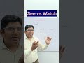Don't say "I am seeing TV"! 🛑 99% Fail! Whiteboard Class with Silander(सिलेन्द्र) 😎 #ShortsIndia