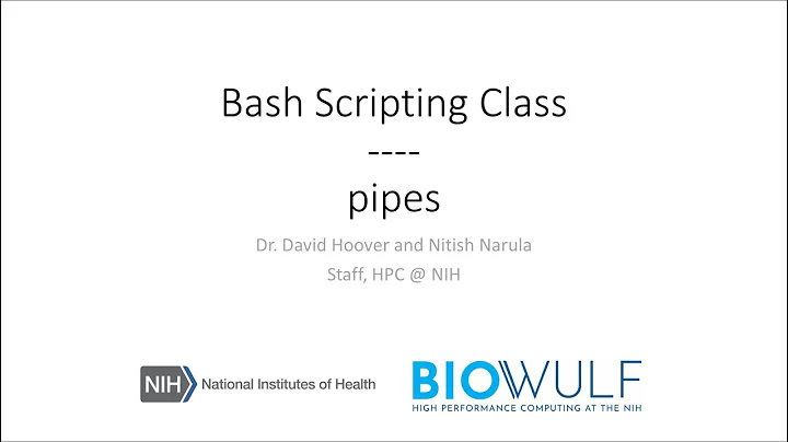 Bash Scripting Class: Pipes