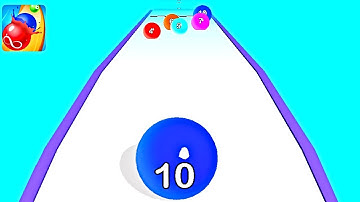Merge Ball Race - Ball Merge 2048 Game ! All Levels Gameplay (76-84) android,ios