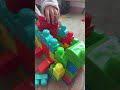 Cute Baby Girl Playing Colorful Lego USEFUL Activity for KIDS #lego #kids #short #marbles #shorts