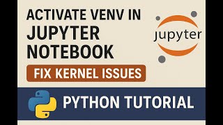 Celebrity Activate venv in Jupyter Notebook | Fix Kernel Issues | Python Tutorial Profile