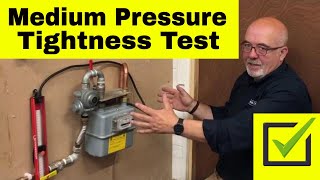 Medium Pressure Tightness Testing  ACS  Gas Training  Gas Meter Testing  Russell Holdsworth