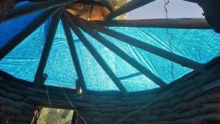 How to cover a reciprocal roof - day 1 of 5