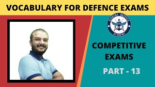 Vocab Builder Series 13 For Defence All Other Competitive Exams