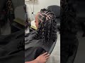 Twisted locs with curly boho hair ✨ A soft boho loc style #locstyles #microlocs #boholocs