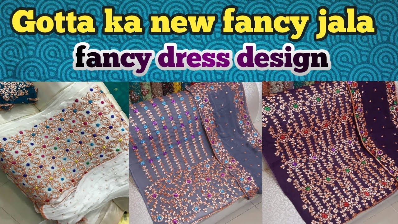 Gota ka new fancy jala design! 🌺 - YouTube