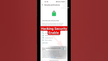 How to WhatsApp Security Enable || WhatsApp Hacking Security Enable #shorts #whatsappvideo #viral