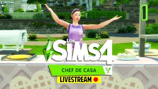 SE INCENDIA MI CABAÑA ‍? Los Sims 4 Casa de Chef DIRECTO/EP. 1 