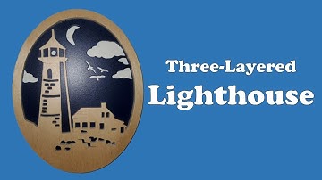 Scroll Saw Lighthouse Wall Hanging