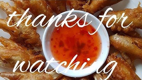 Fried  chicken feets .  Kib ko taw qaib
