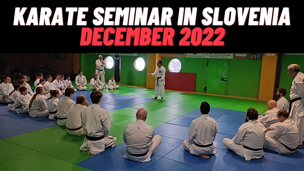 Japanese Karate Grand Master 10th Dan had a seminar in Slovenia Dec ...