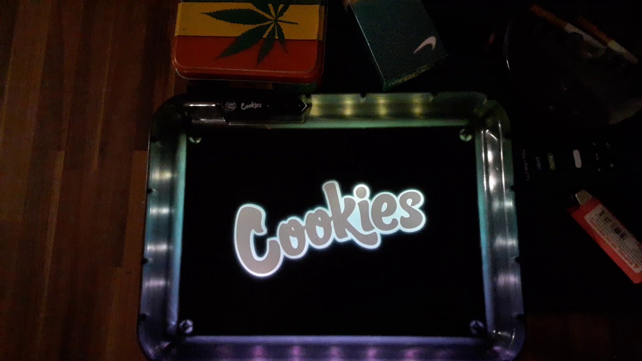 Rolling Tray - Cookies 🍪 Glow Tray Review *PLUTO SESH*