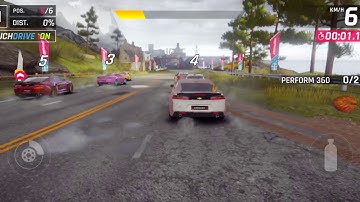 How to perform 360 in Asphalt 9 : Legends in a mobile ?