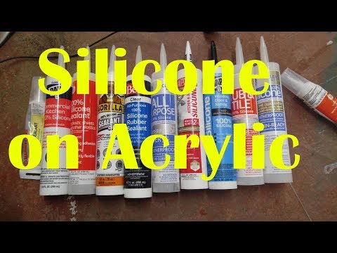 Silicone on Acrylic - Which ones actually stick? DIY aquarium