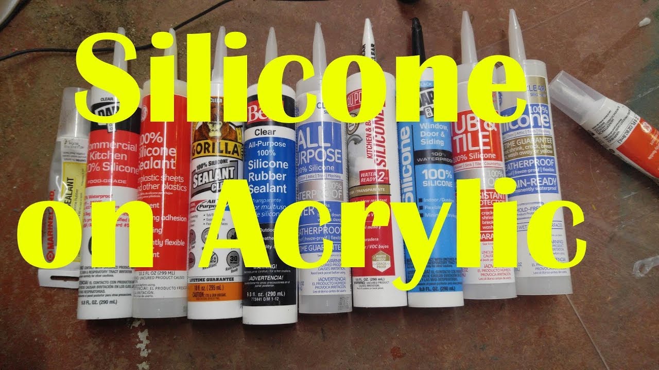 Does Acrylic Stick To Silicone?