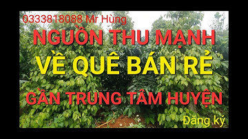 Bán Đất Đăk Nông 160|VỀ QUÊ BÁN VƯỜN NHẤT KHU VỰC NGUỒN THU MẠNH GẦN TRUNG TÂM HUYỆN