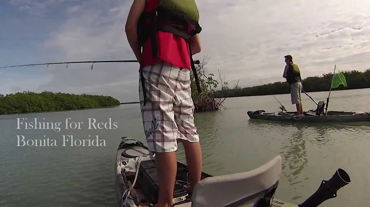 Kayak Fishing for Redfish and Sheepshead Naples/Bo...