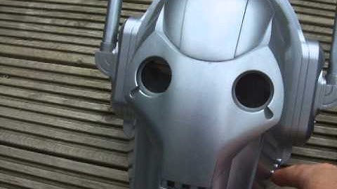 3 Cyberman voice changer helmets