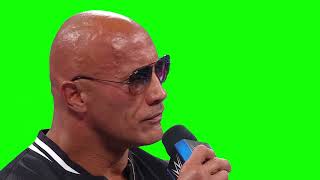 The Rock - Shut Yo Bi Ah Up - WWE meme - Green Screen