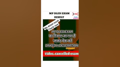 Deled exam result 🤗#deled #exam #result #mp #tranding #viralvideo #youtybeshorts