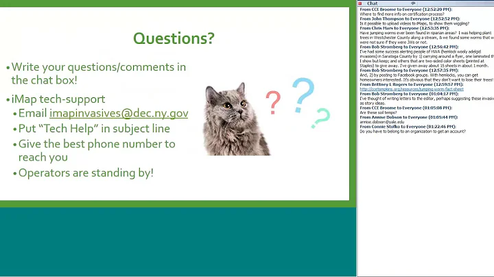 NY iMap Mapping Challenge - Water Chestnut Webinar