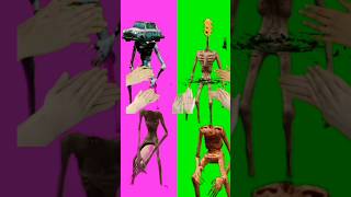 WRONG HEADS SIREN HEAD CAR, GREEN HOUSE HEAD, SCARY HOUSE, SIREN HEAD DOUBLE SIREN HEAD THUNDERBOLT